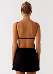 Play With Fire Mini Dress - Black