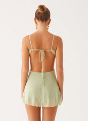 Darmi Mini Dress - Mint