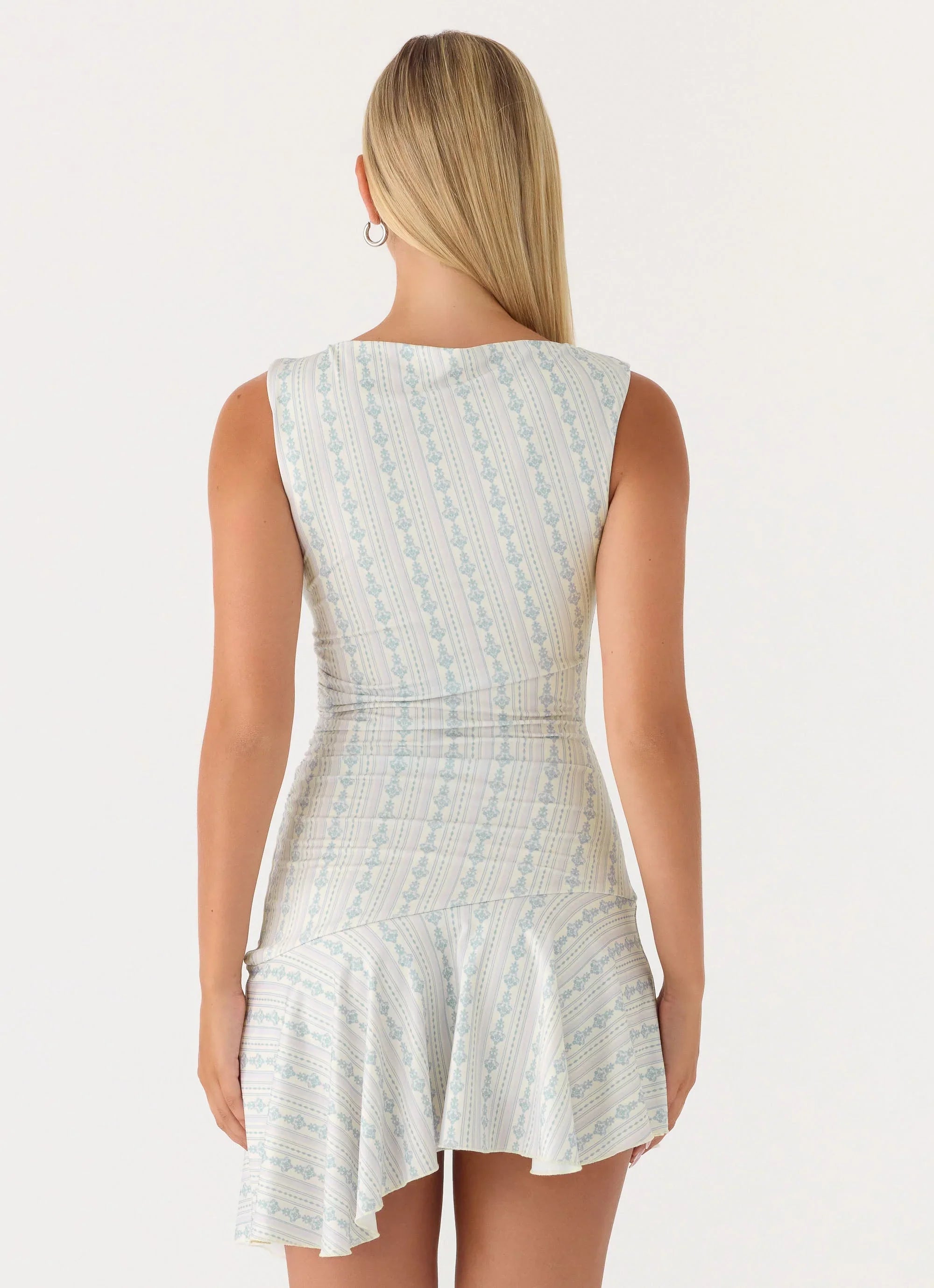 Summer Delight Mini Dress - Vintage Stripe