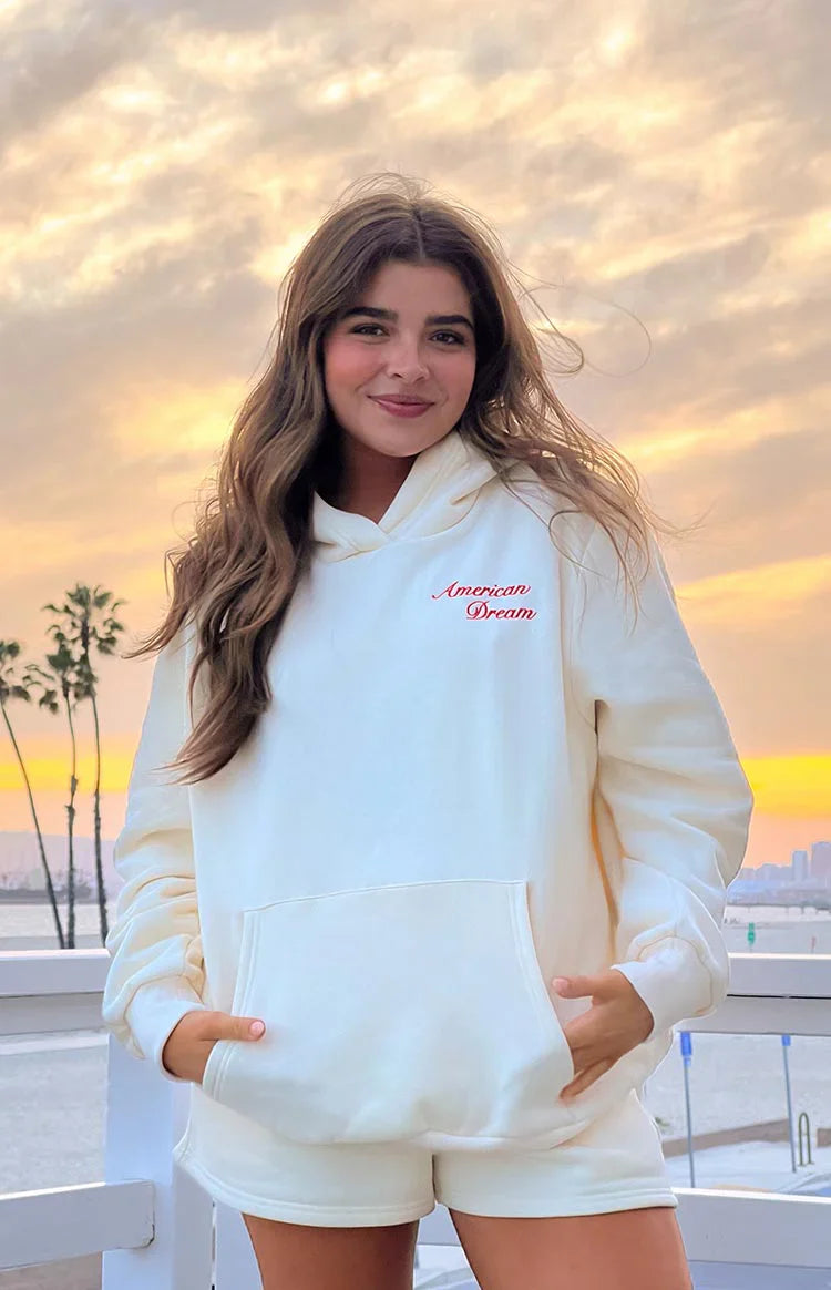 Cream American Dream Hoodie