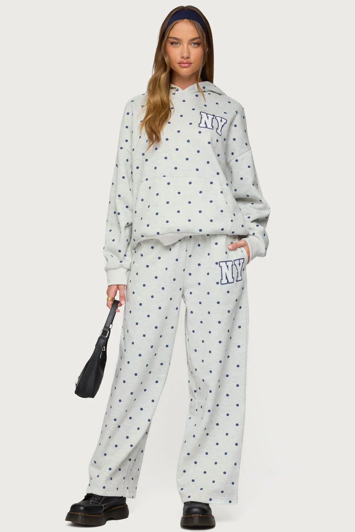 NY Babe Polka Dot Hoodie