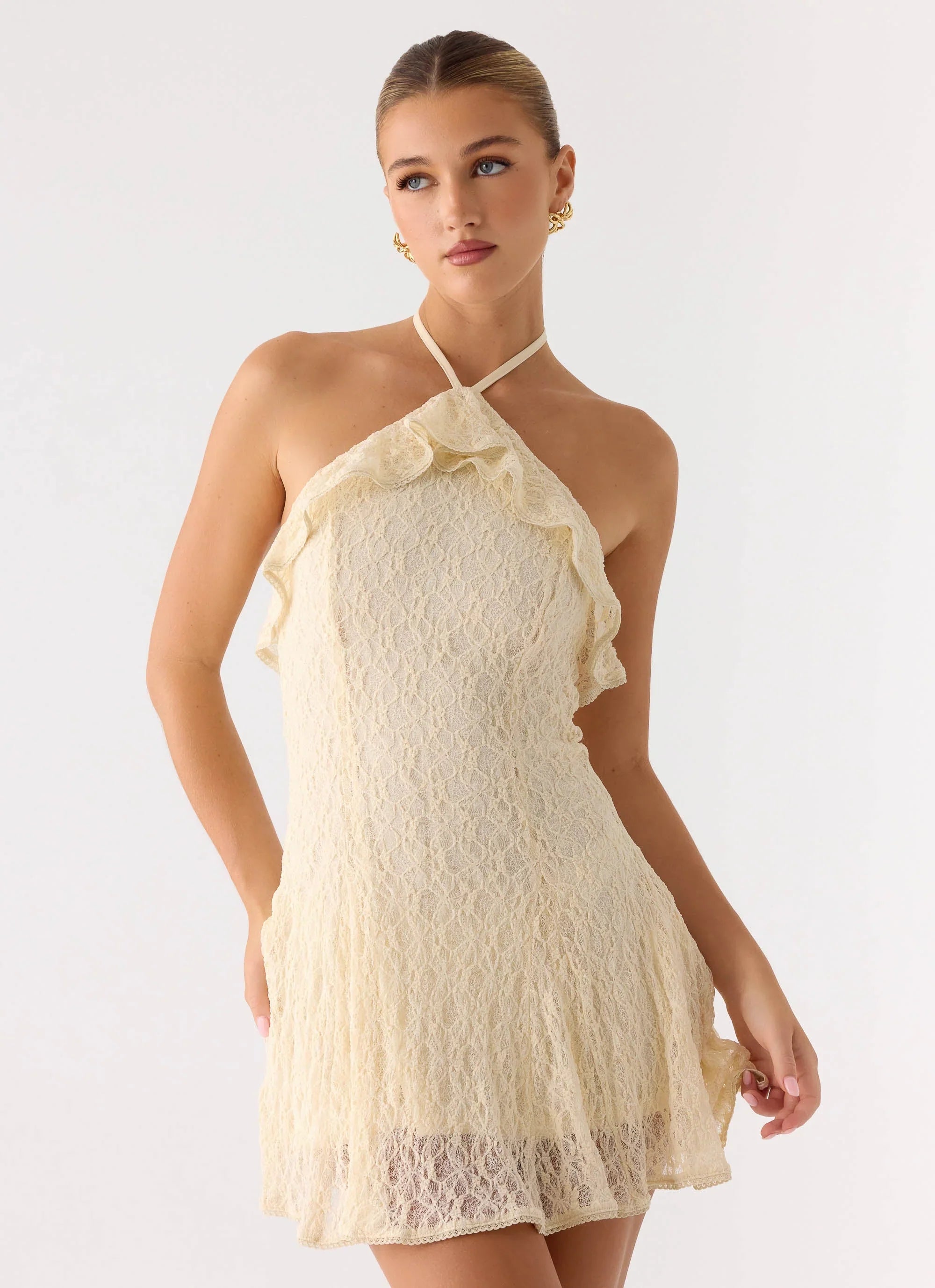 Every Second Mini Dress - Ivory