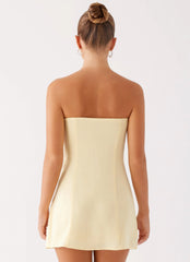 Bindi Mini Dress - Yellow
