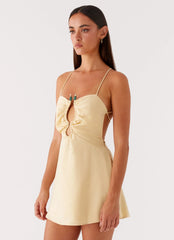 Zuma Mini Dress - Yellow